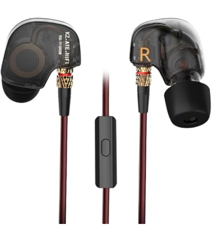 Amazon.com: Kz ATE Copper Driver Ear Hook HiFi in Ear Earphone